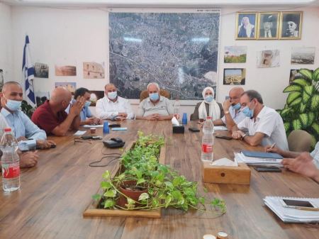 بلدية شفاعمرو تستقبل نواب الموحدة